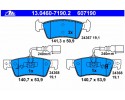 Колодки тормозные 13.0460-7190.2